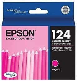 Original Epson 124 Magenta Ink Cartridge