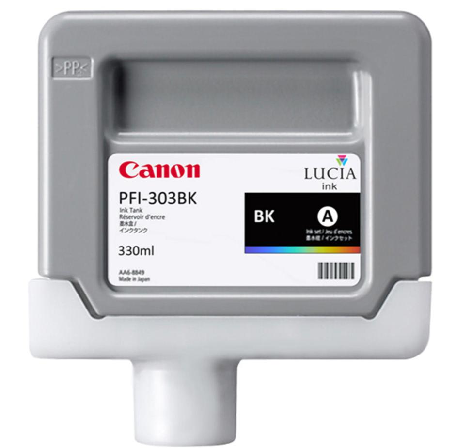Canon PFI-303 330ML Black Ink Cartridge, 2958B001AA