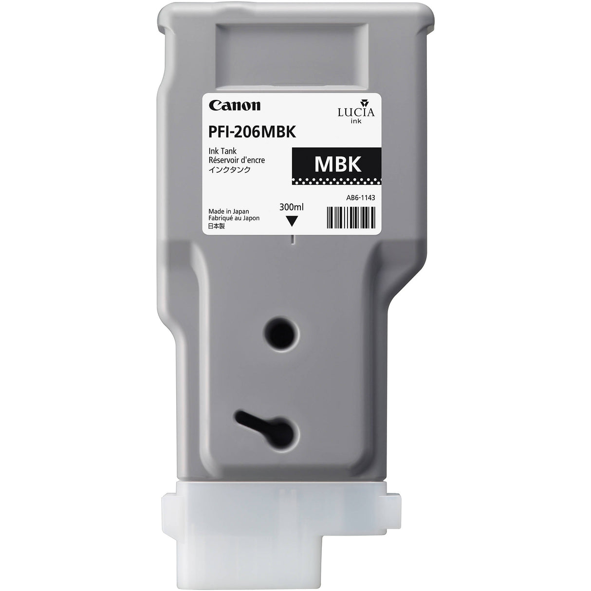 Original Canon PFI-206 300mL Matte Black Ink Cartridge