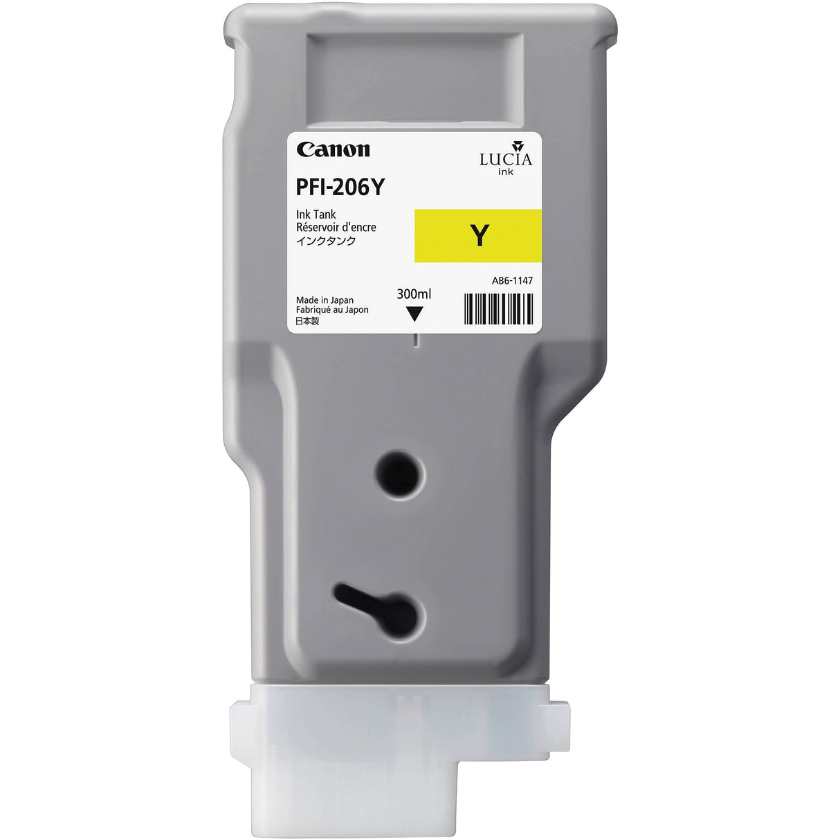 Original Canon PFI-206 300mL Yellow Ink Cartridge