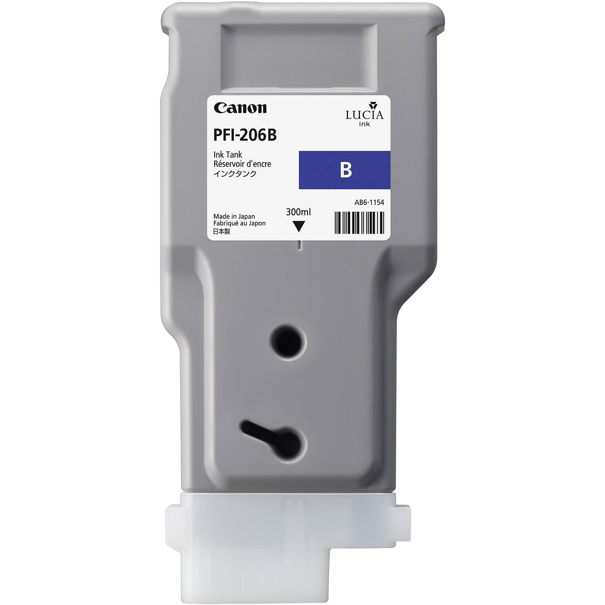 Original Canon PFI-206 300mL Blue Ink Cartridge