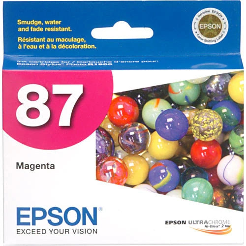Original Epson 87 (T0873) Magenta Ink Cartridge