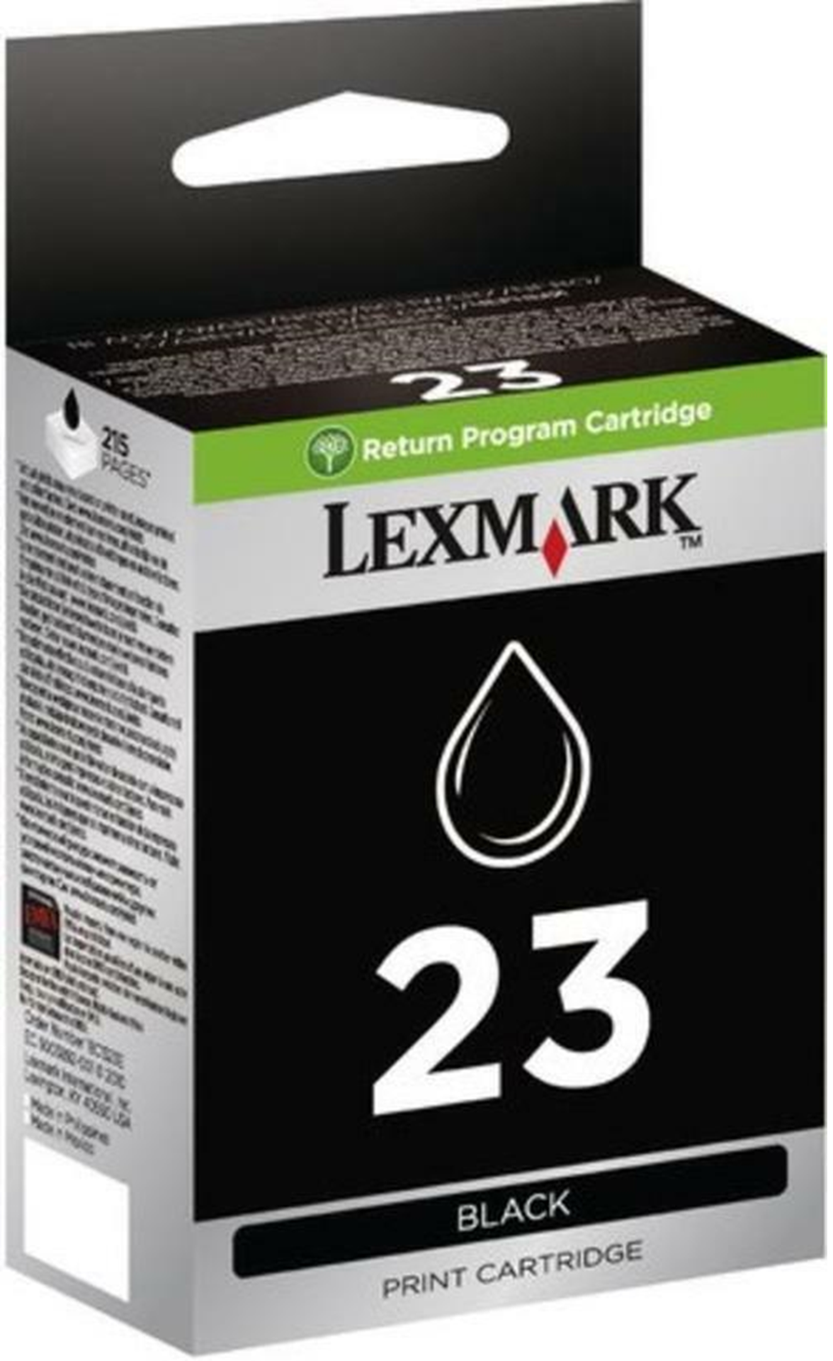 Lexmark 18C1523 No# 23 Black Ink Cartridge
