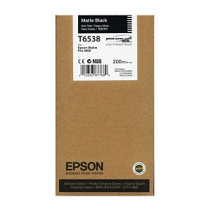 Epson T6538 Matte Black Ink Cartridge, T653800