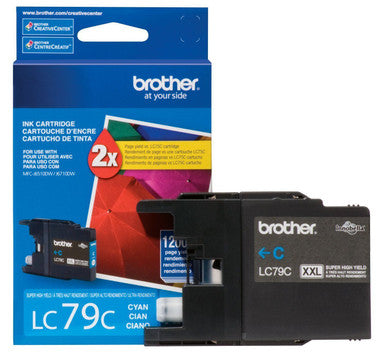 Original Brother LC79 Cyan Ink Cartridge