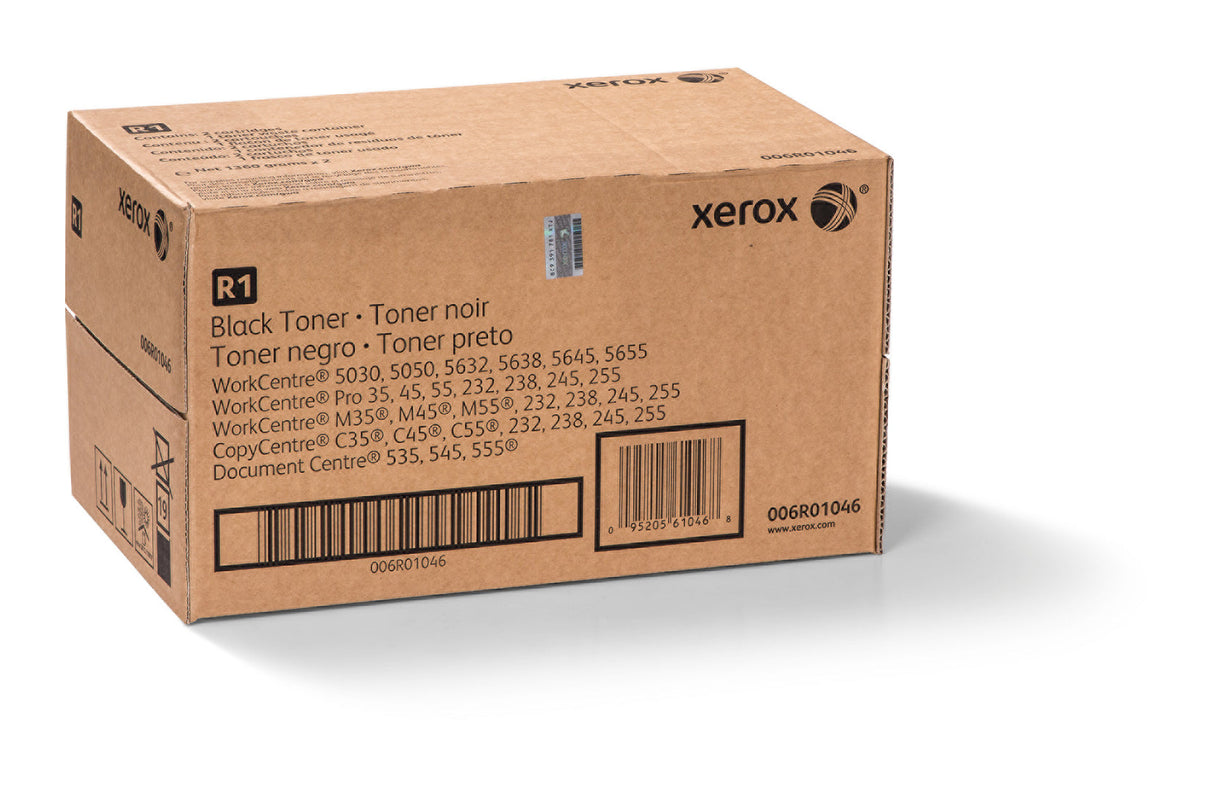 Xerox (6R1046) Waste Bin Black Laser Toner Cartridge, 006R01046 (2-Pack)