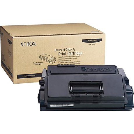 Geunine Xerox 106R01370 Standard Yield Black Toner Cartridge