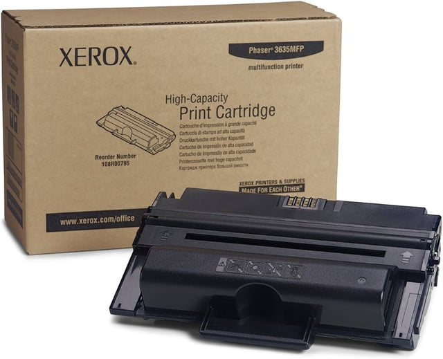 Geunine Xerox 108R00795 High Yield Black Toner Cartridge