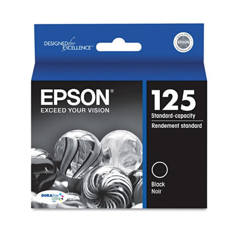 New Genuine Epson 125 Black Ink Cartridge