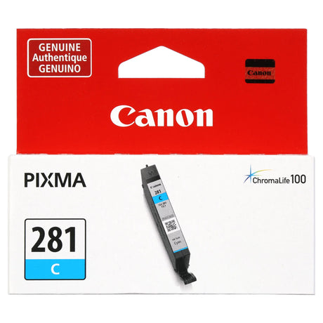 Original Canon CLI-281 Standard Yield Cyan Ink Cartridge