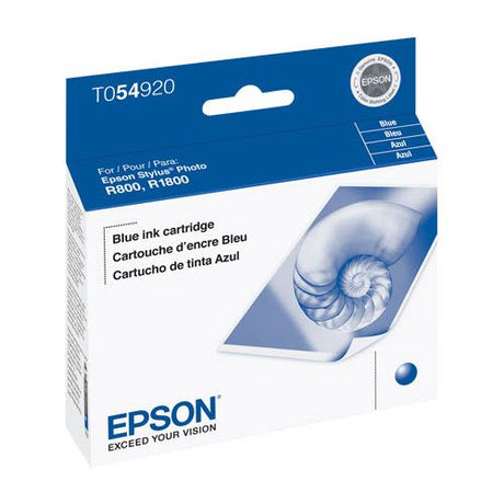 Genuine OEM Epson 54 (T0549) Pigment Blue Ink Cartridge