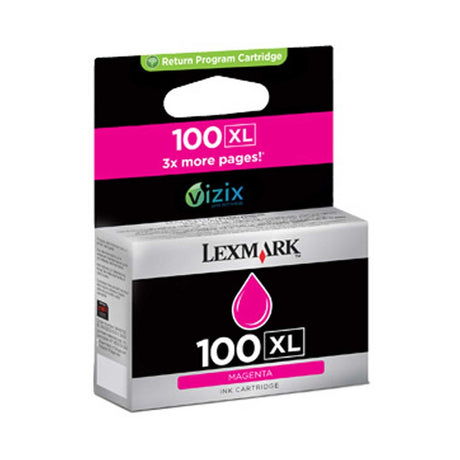 Original Lexmark 14N1070E 100XL Magenta Ink Cartridge