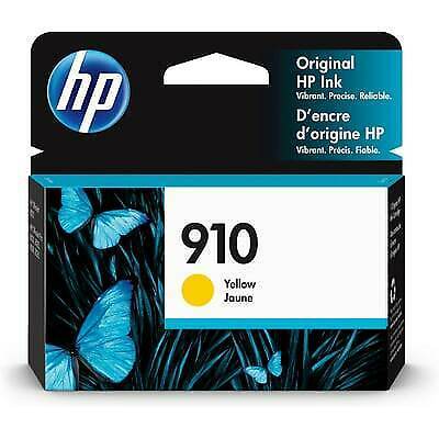 Original HP 910 (3YL60AN) Yellow Standard Yield Ink Cartridge