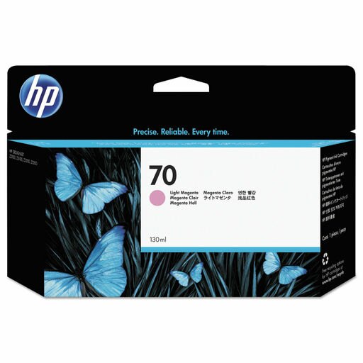 Original HP 70 130-ml (C9455A) Light Magenta Ink Cartridge