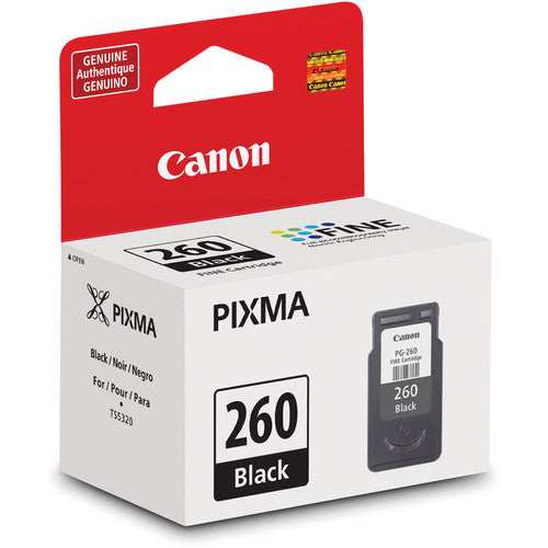 Original Canon PG-260 Black Standard Yield Ink Cartridge