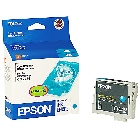 Original Epson (T0442) Cyan Ink Cartridge, T044220