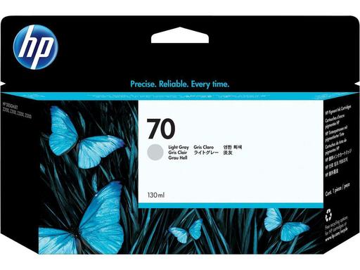 Original HP 70 130-ml (C9451A) Light Gray Ink Cartridge