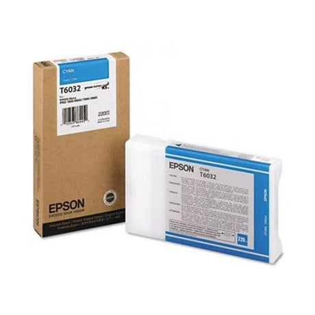 Original Epson T6032 Cyan Ink Cartridge