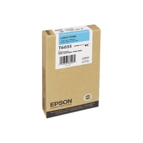 Original Epson T6035 Light Cyan Ink Cartridge