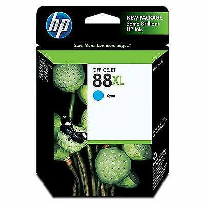 HP 88XL (C9391AN) Cyan High Yield Ink Cartridges