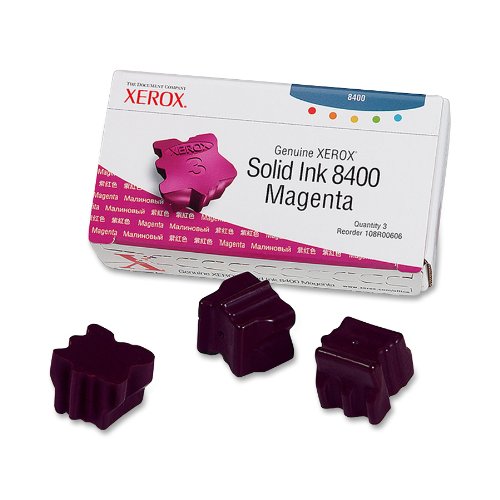 Genuine Xerox Solid Ink 8400 Magenta (3 sticks) (108R00606)