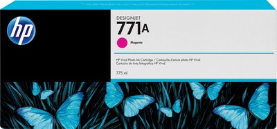 HP 771A 775-ml (B6Y17A) Magenta Standard Yield Ink Cartridge