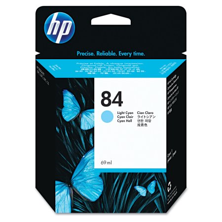 Original HP 84 Light Cyan (C5017A) Ink Cartridge