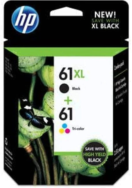 Original HP 61XL Black and 61 Color Ink Cartridge