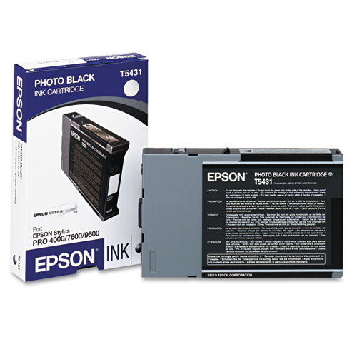 Original Epson T543100 Photo Black Ink Cartridge