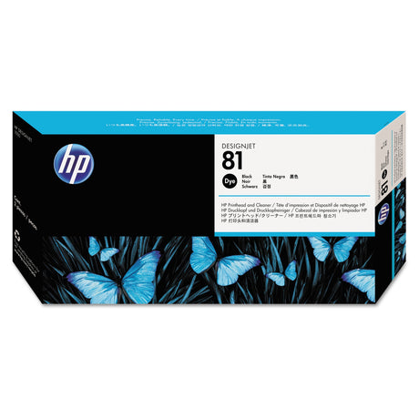 HP 81 (C4950A) Black Printhead and Printhead Cleaner