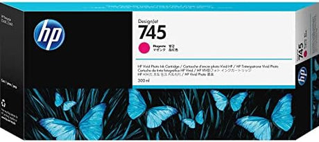 HP 745 300-ml DesignJet (F9K01A) Magenta Ink Cartridge