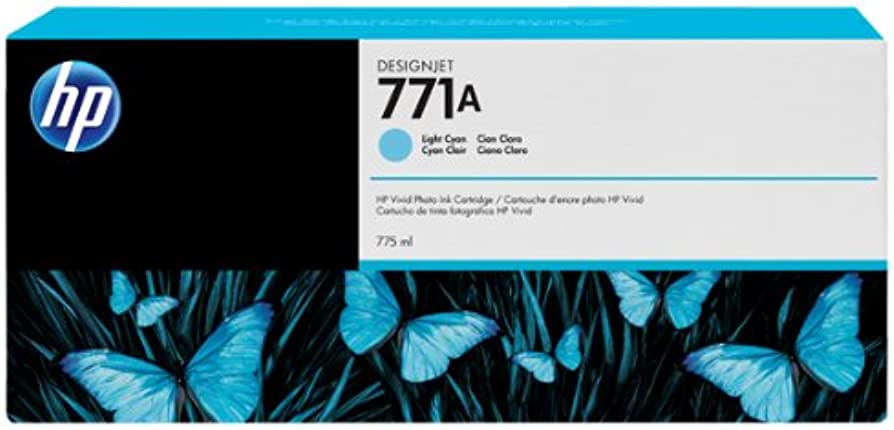 HP 771A 775-ml (B6Y20A) Light Cyan Standard Yield Ink Cartridge