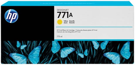 HP 771A 775-ml (B6Y18A) Yellow Standard Yield Ink Cartridge