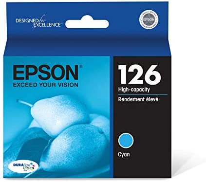 Epson T126220 High-Yield Ink Cartridge - Cyan