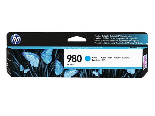 HP 980 D8J07A Cyan Ink Cartridge