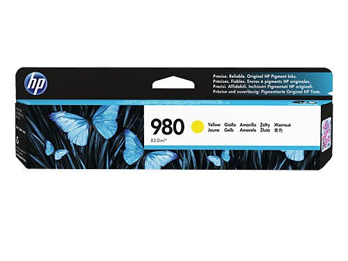 HP 980 Yellow D8j09a Ink Cartridge