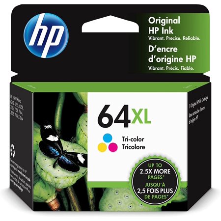 Original HP 64XL (N9J91AN) Tri-Color Ink Cartridge