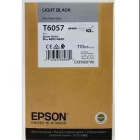 Epson T6057 Light Black Ink Cartridge, T605700