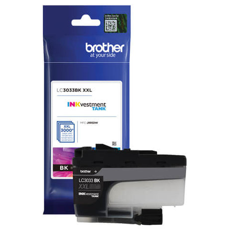 Brother LC3033BK XXL  Black Super High-Yield Tank Ink Cartridge