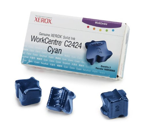 Xerox WorkCentre C2424 108R00660 Cyan Solid Ink/Inkjet (3/Box)