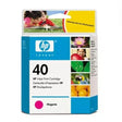 Original HP 40 Magenta (51640M) Ink Cartridge