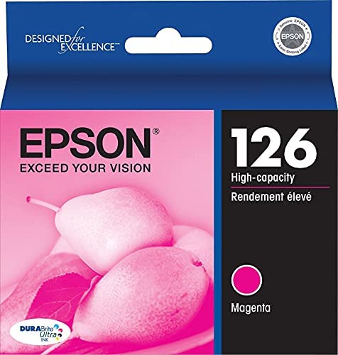 Epson T126320 High-Yield Ink Cartridge - Magenta