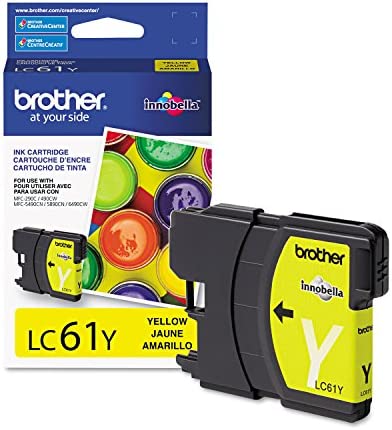 Brother LC61 Yellow Ink Cartridge