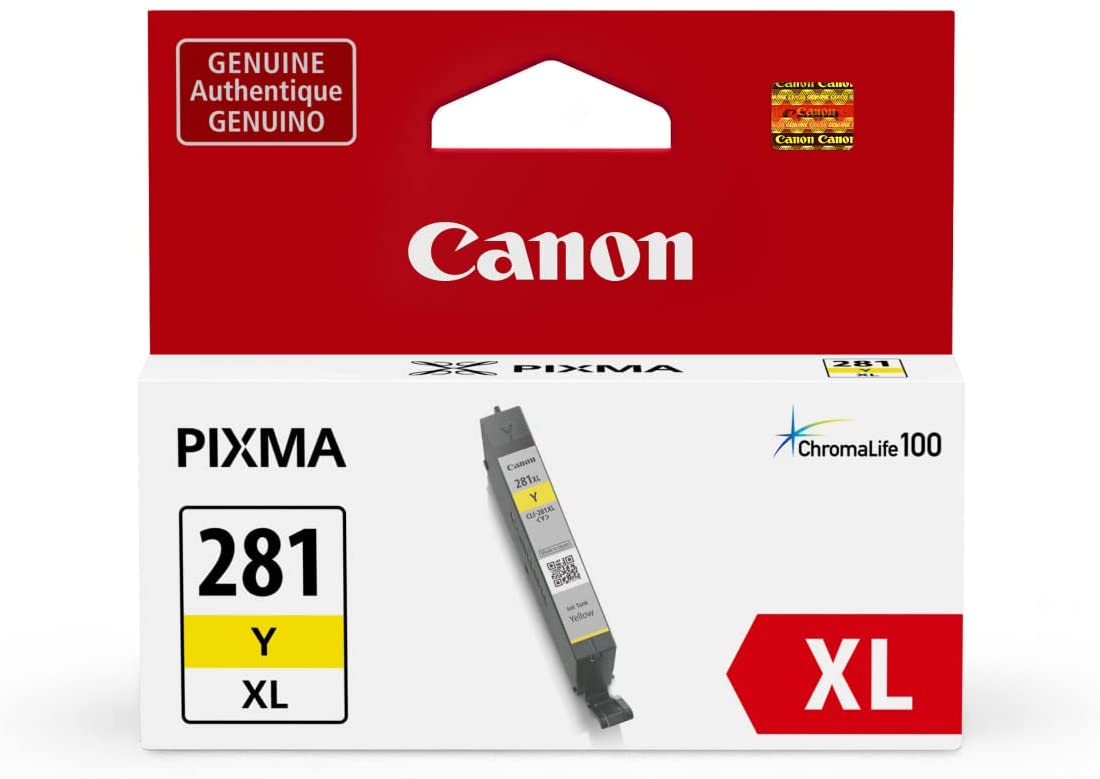 Original Canon CLI-281XL High Yield Yellow Ink Cartridge