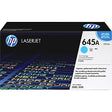 HP 645A Cyan Original LaserJet Toner Cartridge, C9731A