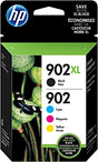 Original HP 902XL Black, & 902 Cyan, Magenta, Yellow Ink Cartridges