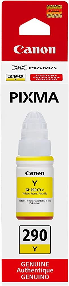 New Genuine Canon 290 Yellow Ink Bottle