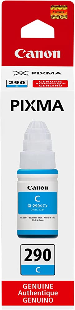 New Genuine Canon 290 Cyan Ink Bottle