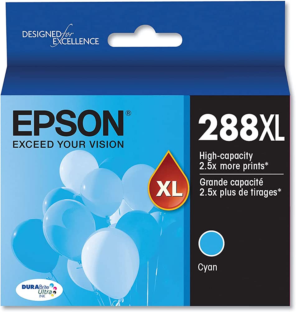 New Genuine Epson 288XL Cyan Ink Cartridge