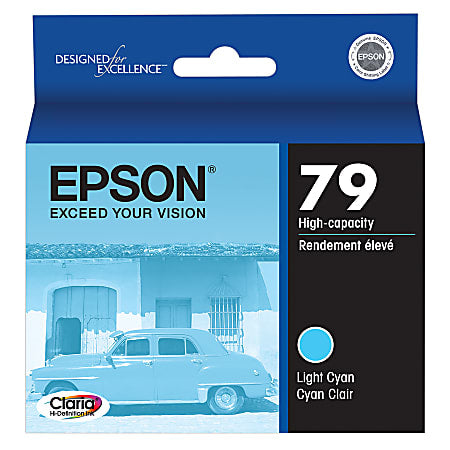 Original Epson 79 Light Cyan (T0795) Ink Cartridge